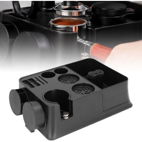Organisateur de Café Compact Multifonction - Station de Tampage avec Base et Boîte Détachable - Compatible 51/53/58 mm en ABS - Rangement Accessoires Machine Café - Maison (1/5)