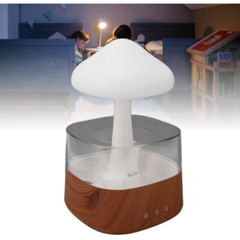 Humidificateur USB à Forme de Nuage Pluie - Humidificateur Aromatique avec Lumière Colorée pour Bureau et Chambre (1/5)
