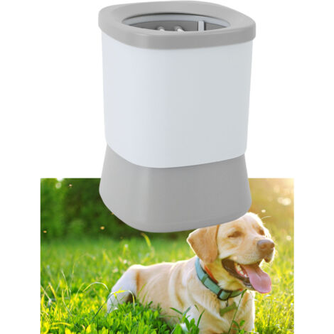 Nettoyeur Automatique de Pattes pour Chiens et Chats - 2 Vitesses, Charge USB, Rotation 360°, Brosses Silicone Détachables, 1200mAh (1/5)