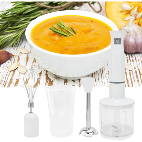 Mixeur Électrique Multifonction 800W avec Beignet et Hachoir à Viande, ABS + Stainless Steel, 1057g (1/5)