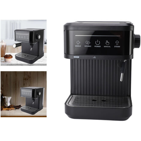 Machine à Café à Expresso Italienne Semi-Automatique 850W 20 Bar avec Moulin Tamper Portafilter Wand pour Maison Bureau EU Plug (1/5)