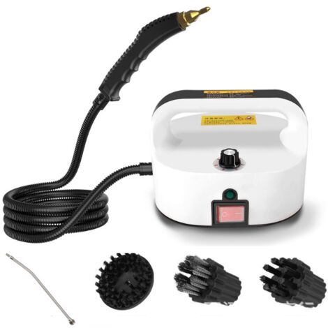 Nettoyeur Vapeur Sans Réservoir 1500W 3.5Bar, 100℃ en 15s, 6 Gears, Accessoires Multi-Surface, Portable avec Manche Ergonomique (1/3)
