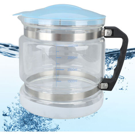 Conteneur Distiller 4L en Verre et Métal pour Collection d'Eau Distillée - Bocal Grande Capacité pour Usage Maison et Beauté (1/5)