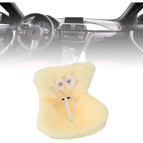 [Siège de Sécurité] - Siège Douillet avec Attaches pour Figurines sur Ventilation Auto - Matériel Souple et Durable, Dimensions 145x110mm, Jaune, Inclus Accessoires et Fragments Parfumés (1/5)
