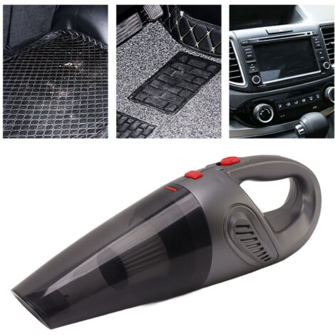 Aspirateur Voiture Sans Fil Portable Rechargeable Haute Puissance Matière ABS Brosses intégrées Modèle Noir (1/5)