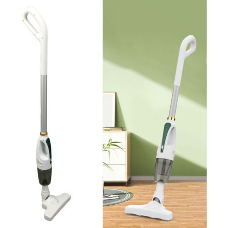 Aspirateur Main Stick Sans Fil Rechargeable Haut Rendement avec Lumière 2200mAh 500ml ABS Blanc Mano 884298 (1/5)