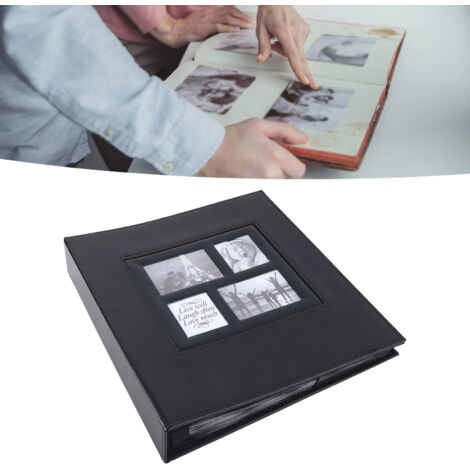 Album Photo PU 500 Pochette Noir Album Insert 4 X 6in pour Mémoire Ticket Carte Photo Album,Picture Album,PU Photo Album,PU Picture Album,Ticket Album,Card Album