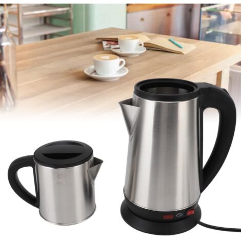Cafetière Électrique Set 1L et 2L Noir Inox avec Infuseur Thé Turc Herbal Double Bouilloire EU Plug 220V (1/5)