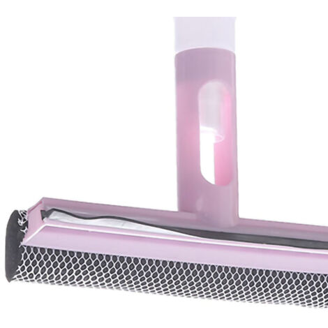 Nettoyeur de Vitres 3 en 1 avec Bouteille Spray Détachable et Grattoir - Rose - PP et TPR (1/5)