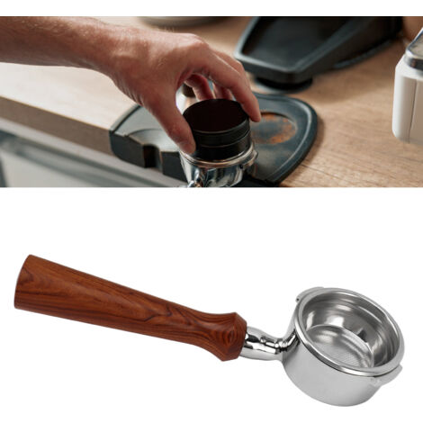 Portafilter sans fond pour machine à café GAGGIA, porte-filtre 58mm en acier inoxydable avec double ergot, conception rouge branché pour Baby Classic, Evolution Espresso et autres modèles (1/5)