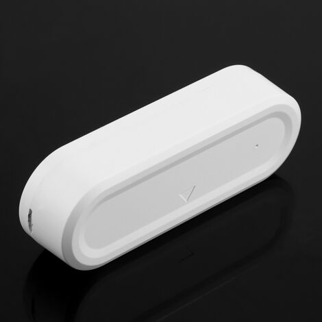 [Contact Magnétique sans Fil] [Détecteur de Porte/Garage] [433MHz] Capteur de Sécurité Alarme Domestique ABS 2.87x0.98x0.59in avec Adhésif
