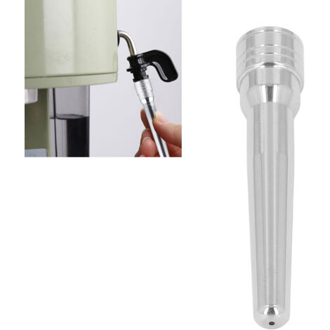 Buse à Vapeur pour Machine à Café en Acier Inoxydable - Compatible EC680/685 ECP3420 ECO310 - Filtre à Condensation (Acier Inox, 65mm, 4 joints inclus) (1/5)