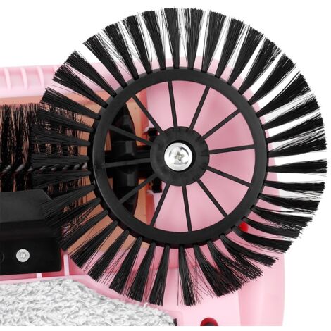 【Balai Pousseur】 + 【Multi-Fonctions】 + 【Premium】 + 【Kit de Nettoyage Plancher avec Serpillière et Boîte à Poussière XL, Rose】 (1/5)