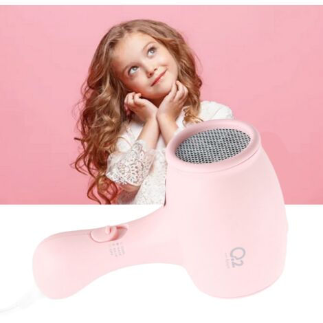 Sèche-cheveux pour enfants 3 vitesses avec ions négatifs et soin capillaire à température constante