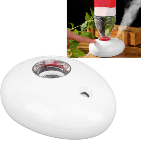 Humidificateur de bureau miniature USB avec bouteille d'eau adaptable, portable et silencieux pour maison, bureau et chambre - Large capacité, diffusion uniforme, matériel plastique, diamètre 28/30mm. (1/5)