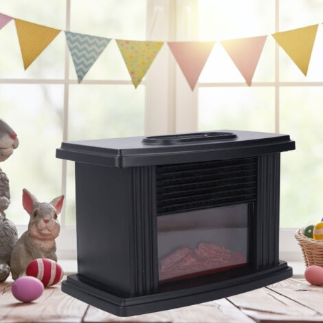 Convecteur électrique RapidChaleur FireplaceStyle avec télécommande - 110V US - Fonction anti-débordement et protection contre l'élévation de température pour maison (1/5)
