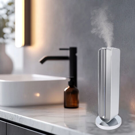 Diffuseur d'Essences Naturelles sans Eau - Boîtier Aluminium 335mm Noir - Fragrance Machine à Contrôle Tactile pour Maison et Bureau 200m²