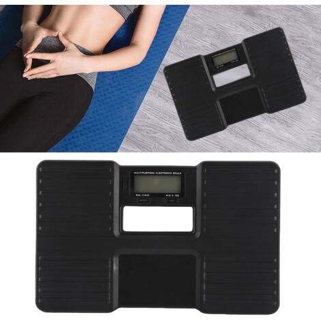 Pèse-personne portable Mini LCD - Balance numérique pour femmes hommes enfants - ABS durable 24x15x3cm avec précision 0.1kg 150kg max