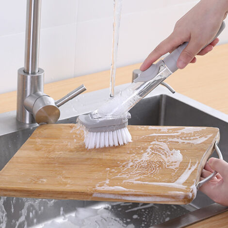 Balai Hydraulique avec Pouvoir Sponge Longue Handle pour Poterie Compatible Pièces Remplaceables PP-Silicone (1/5)
