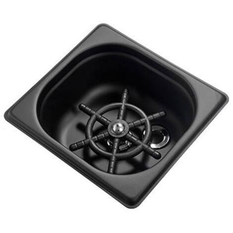 Équipement de Sink - Laveur de Verres Inox 304 avec Drainage - pour Cafés et Bars (1/3)