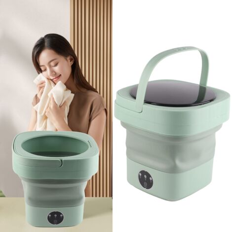 Machine à Laver 6.5L, Lavage Simulé Manuel, Lavable en Machine Portable et Compact pour Sous-Vêtements et Chaussettes, Matériau Plastique (1/5)