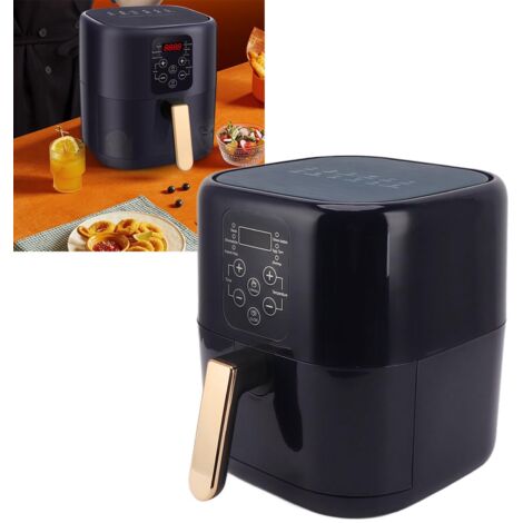 Friteuse Friteuse Intelligente 2400W 6.8L Grande Capacité Ecran LCD Chauffage Circulaire 360° ABS Aluminium (1/5)