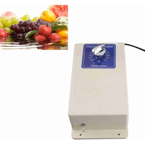 Purificateur d'Aliments et Nettoyeur de Fruits et Légumes à Ozone avec Plug EU 230V, Puissance 50w-150w, Dimensions 24x12x9.5cm, Matière ABS, pour Viande et Produits Domestiques (1/5)