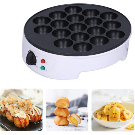 Machine à Takoyaki Portative Mini Boules de Poulpe Panneau Électrique de Cuisson Machine de Petit Déjeuner (1/5)