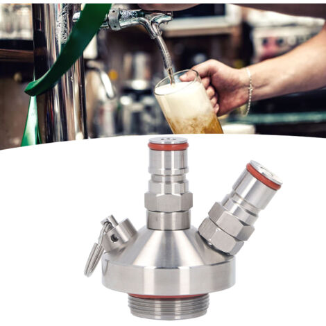 Système de Dispersion Double Ball Lock pour Mini Keg (2L, 3.6L, 4L, 5L, 10L) en Acier Inoxydable (1/5)