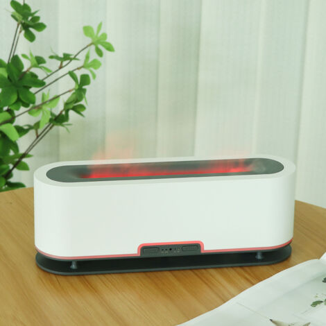 HUMIDIFICATEUR ESSENCE Lumière Flamme Simulation LED Ultrasonique 200ml (1/5)