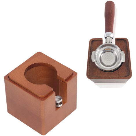 [Support Portafilter] Portafilter Holder Station for 51mm 54mm 58mm Espresso Machines, Made of Wood - Premium Composite Wood Material, Multi-Size Applicable (1/5)