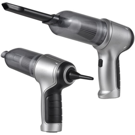 Aspirateur Main Sans Fil 3-en-1, Mini Aspirateur Portable avec Pompe Manuelle et Souffleur, 19000Pa Puissance, USB Rechargeable pour Voiture et Maison (1/5)