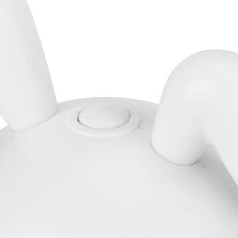 Dispenser électrique portable pour bidon d'eau rechargeable USB, dosage 450ml, forme lapin, compatible bidons 4.5L-18.9L, ABS et acier inoxydable, blanc (1/5)