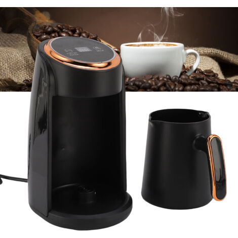 Moka Turque [Cafetière Turque] - Cafetière Turque 600W à Commandes Tactiles et Affichage Digital avec Contrôle Anti-Débordement Intelligent, Capacité 4 Tasses, 0.3L, Plaque SS304 et Alarmes de Sécurit (1/5)