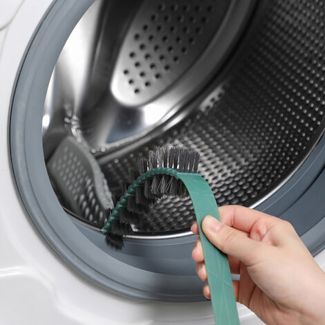 Brosse de nettoyage pour lave-linge Brochette pour tambour lave-linge avec manche long en plastique Design puissant et multifonction (1/5)