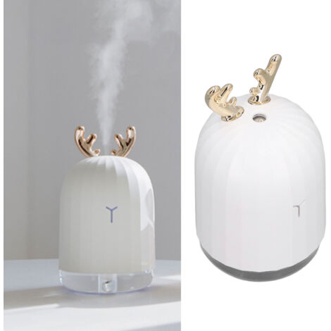Humidificateur Mini Ultrasonique USB - 220ML 5V avec lampe de nuit 7 couleurs (1/5)