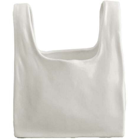Vase Ceramique (Plastic bag bottle) 1 piece pour table, salon, bureau, chambre, decoration centrepiece mariage