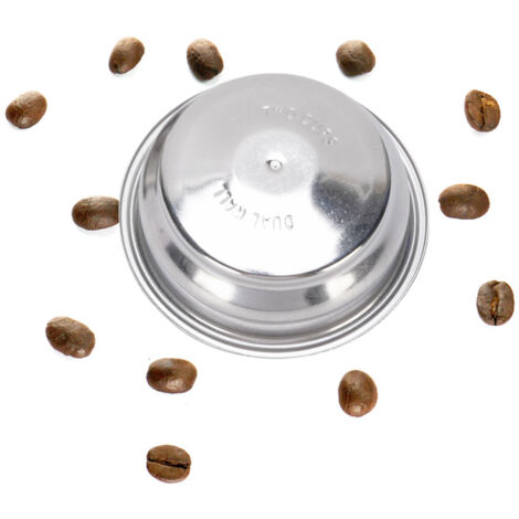 【Lot de filtres pressurisés】 - 2Pièces Filtre Pressurisé en Acier Inoxydable 58mm, Capacité 18g pour Portafilter - Compatible avec Machines Café