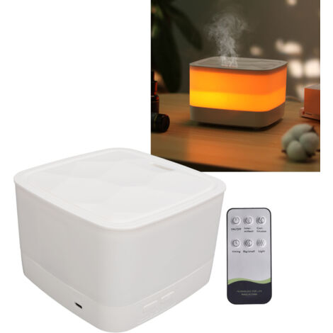 Humidificateur Aromatique avec Diffuseur d'Essences, modèle 800ml LED 7 couleurs, avec timer et arrêt automatique, pour bureau et domicile. (1/5)