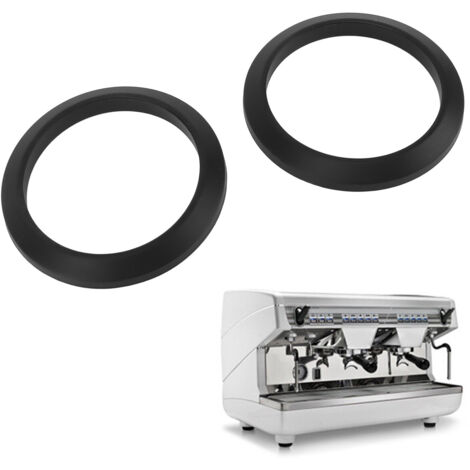 Joint de tête de brassage pour machine à café - Nuova SIMONELLI Appia, Générations 1 & 2, Life - Silicone alimentaire résistant à haute température, set de 2 pièces