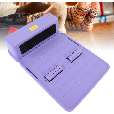 Chauffe-pieds électrique portable multifonction 500W - Régulation de température et contrôle par télécommande pour salon et bureau - Sécurité, silencieux et design ABS ergonomique (1/5)