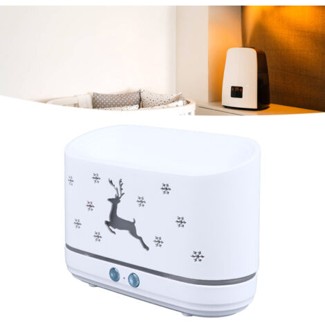Humidificateur Ultrasonique avec Effet de Flamme 300ml USB, Diffuseur d'Huiles Essentielles pour Bureau, Salon & Chambre (1/5)