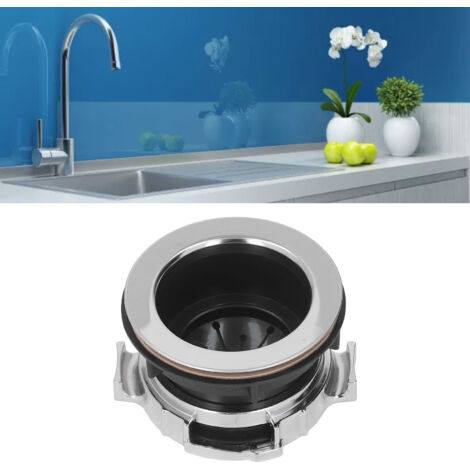 Kit de Montage d'Évacuation des Déchets Sink 114mm Splash Guard Inox et Plastique Alimentaire Accessoire Remplacement (1/5)