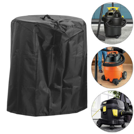 Housse de Protection pour Aspirateur Industriel 16-20 Gallons, 420D Oxford Noir, Imperméable avec Poignée et Cordon de Serrage (1/5)