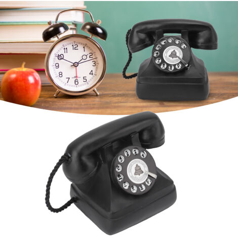 Modèle Décoratif de Téléphone Vintage Rotatif Grande Résine pour Décor Café Bar Fenêtre Type 13 - Décor Statue Vintage