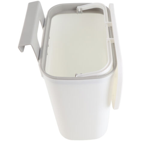 Poubelle murale Design Hanging Trash Can - Capacité 9L - Large avec couvercle pour cuisine et bureau - Matériau PP (1/5)