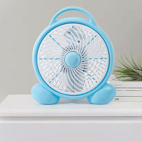 Ventilateur de Bureau Mini Cartoon Électrique pour Étudiants, Chambre et Bureau (1/5)