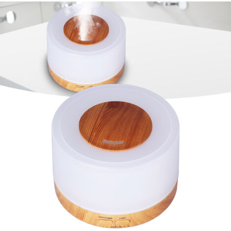 Diffuseur d'Aromathérapie Distributeur Humidificateur 500ml ABS avec Lampe LED 7 Couleurs et Contrôle Remote (1/5)