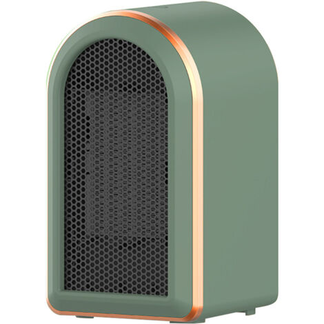 Radiateur PTC 1200W portable avec thermostat, chauffage rapide 2 secondes, 2 vitesses, sécurité surchauffe/renversement, silencieux 35dB, pour bureau et maison (1/3)