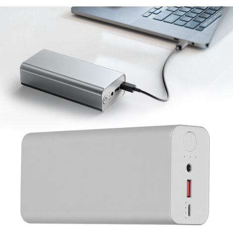 Batterie externe 65W 30000mAh grande capacité aluminium interface DC pour téléphone et PC (1/5)